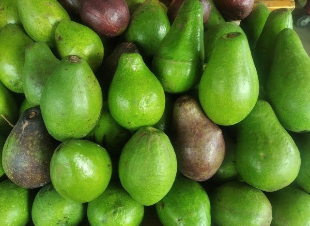 ripe avocado over unripe avocado