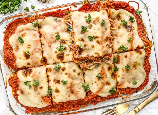 Vegan Baked Spaghetti