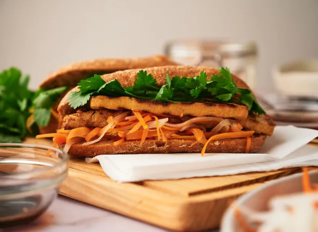 Vegan Fried Tofu Sandwich