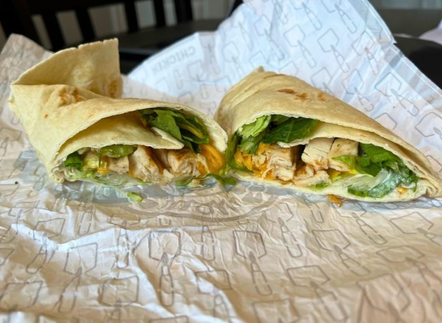 Wendys grilled chicken ranch wrap