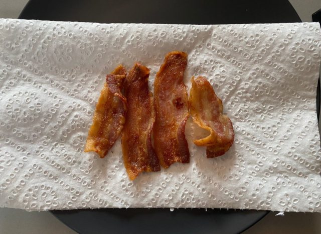 bacon at 9 minutes