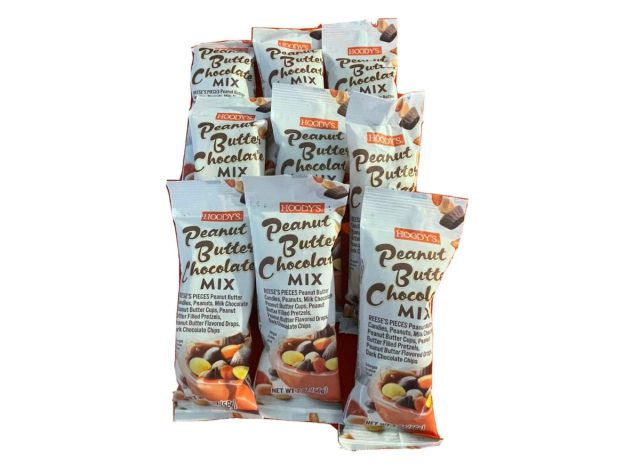 bags of hoody's peanut butter chocolate mix