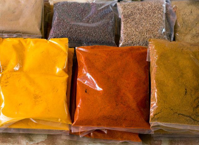 bags of spices