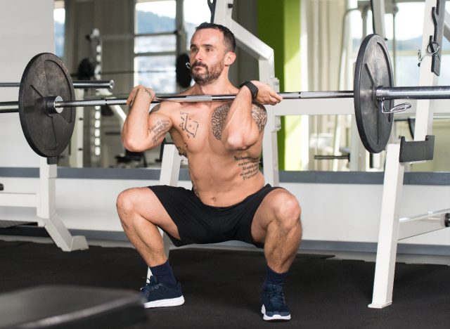 barbell front squat exercises for bigger legs
