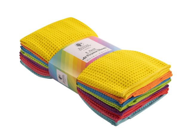 boston traders 8-pack microfiber all-purpose towels