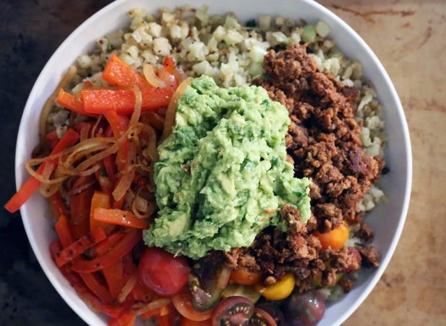 Whole30 burrito bowl