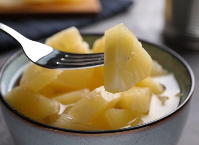 canned pineapple