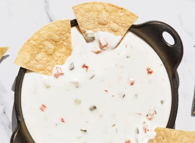chipotle chips and queso blanco