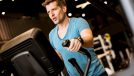 fit man on elliptical, concept of cardio exercises to stay fit as you age