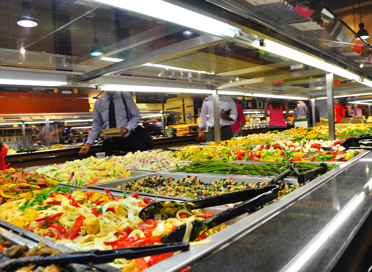 food bar at a supermarket