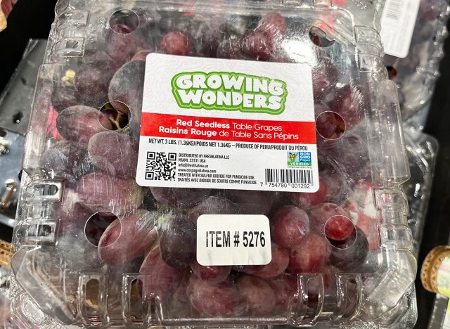 seedless red grapes from Costco