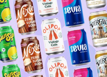 healthy soda alternatives collages