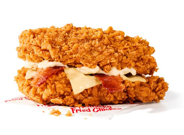 KFC double down sandwich