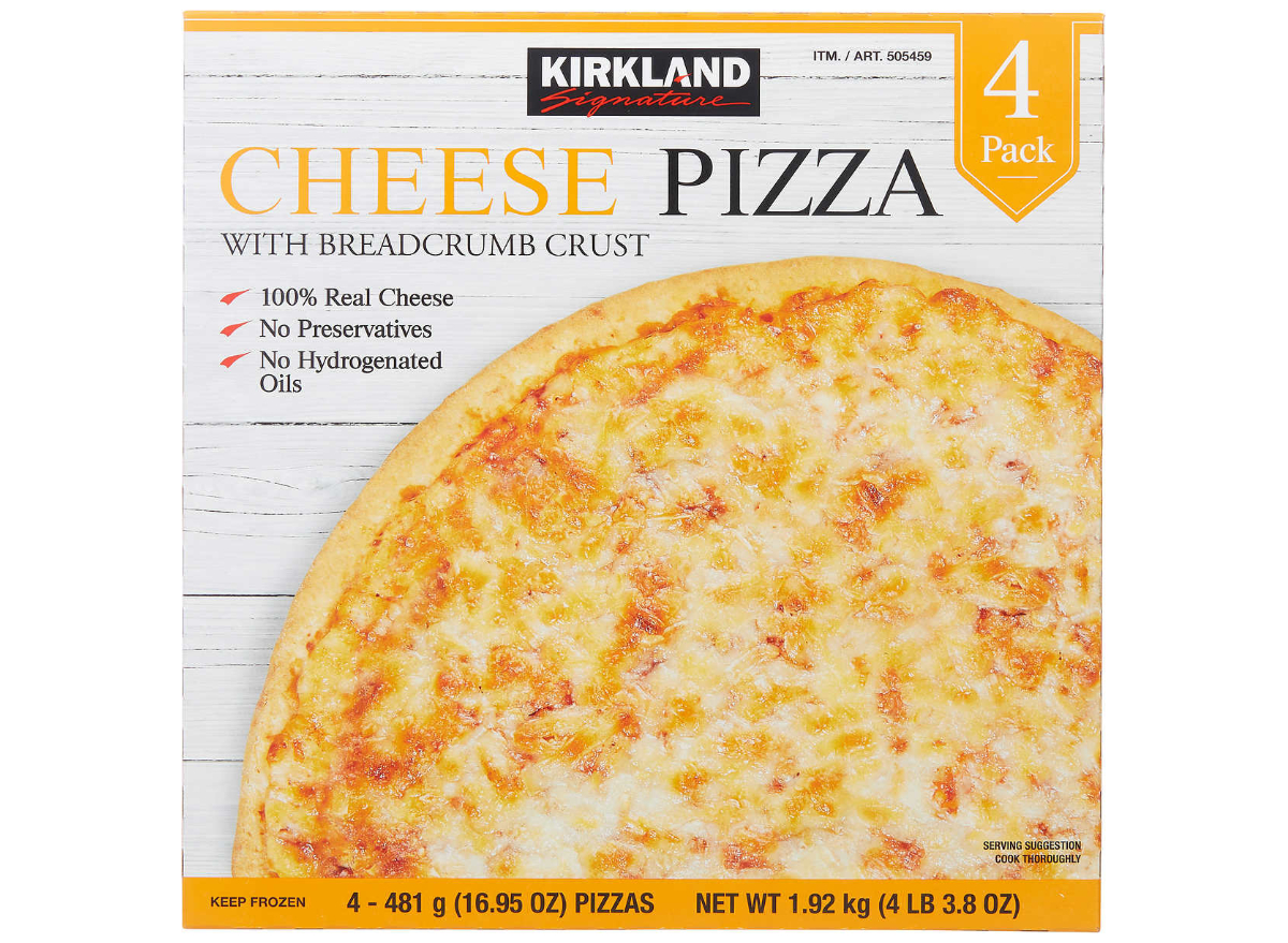 Kirkland Signature Cheese Pizza, 18.25 oz, 4 ct main image 0