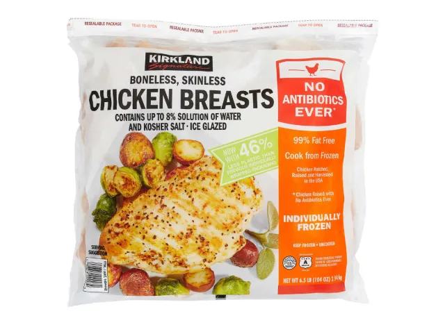 kirkland signature frozen chicken breasts