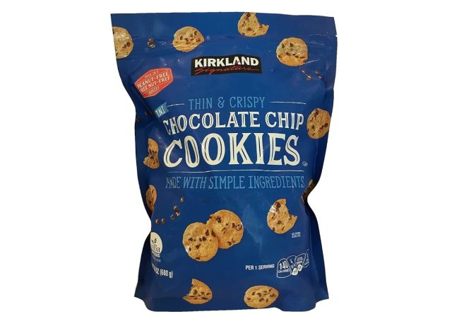 kirkland signature mini thin & crispy chocolate chip cookies