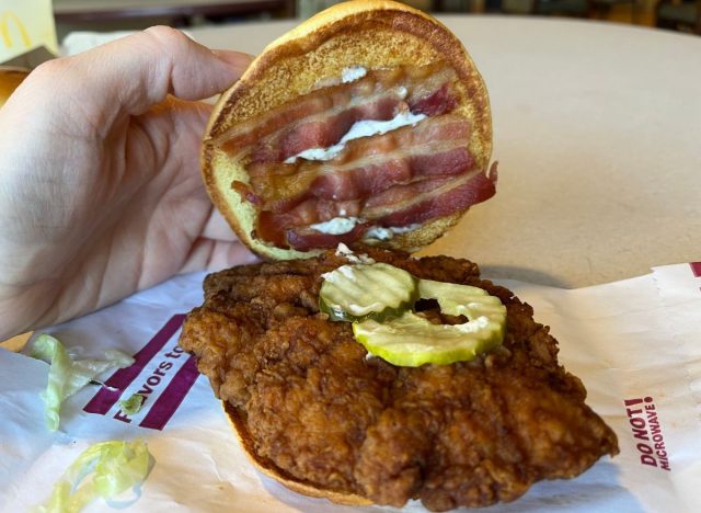 mcdonalds bacon ranch mccrispy open