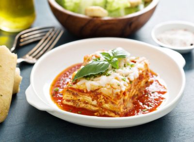 plate of Lasagna