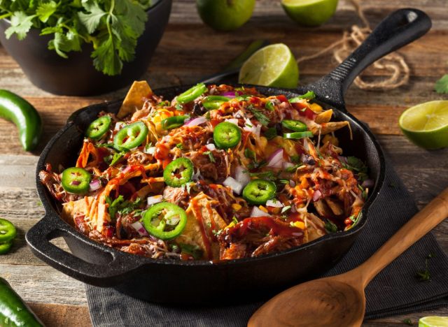 pulled pork nachos barbecue