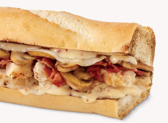 quiznos chicken carbonara sub