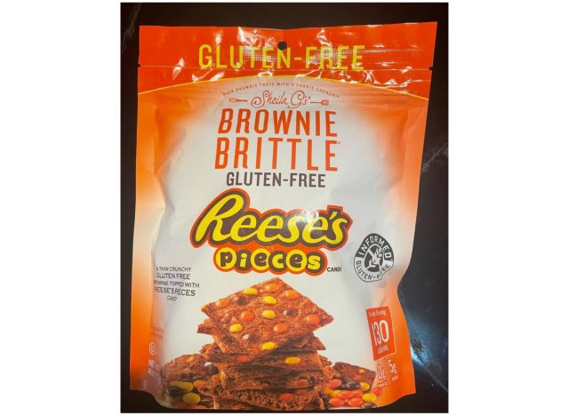 recalled gluten-free reese's pieces brownie brittle