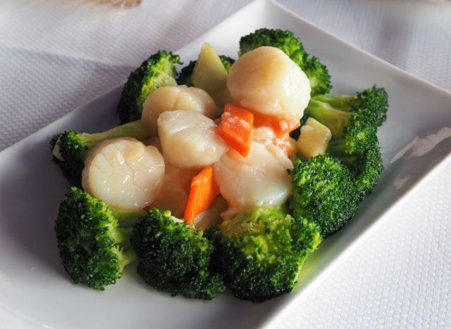 scallops chinese menu