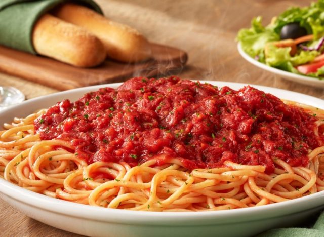 spaghetti with marinara