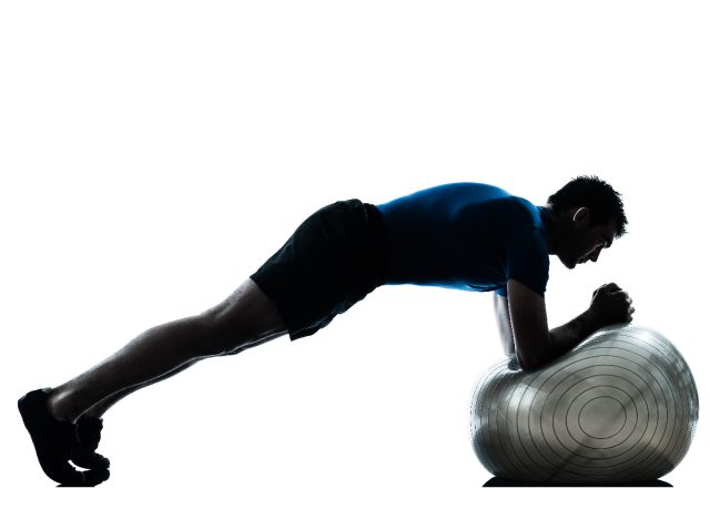 stir the pot stability ball exercise