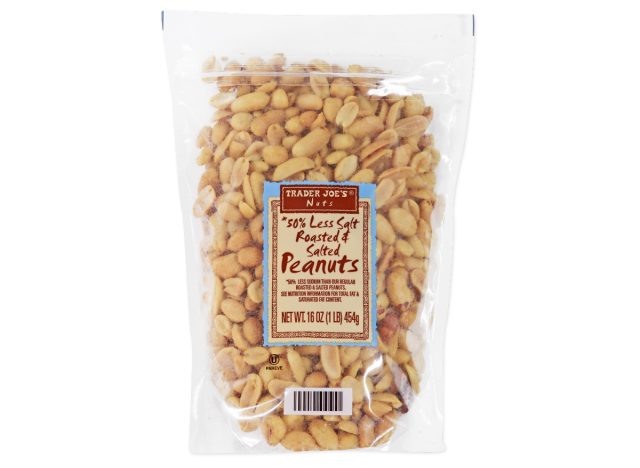 trader joe's 50% less salt roasted & salted peanuts