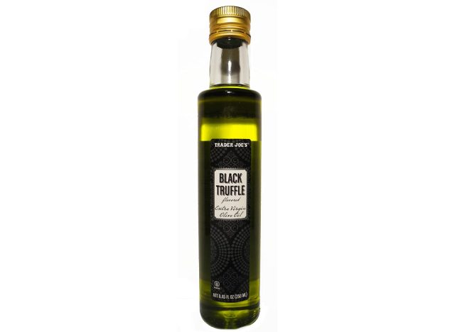 trader joe's black truffle flavored extra virgin olive oil