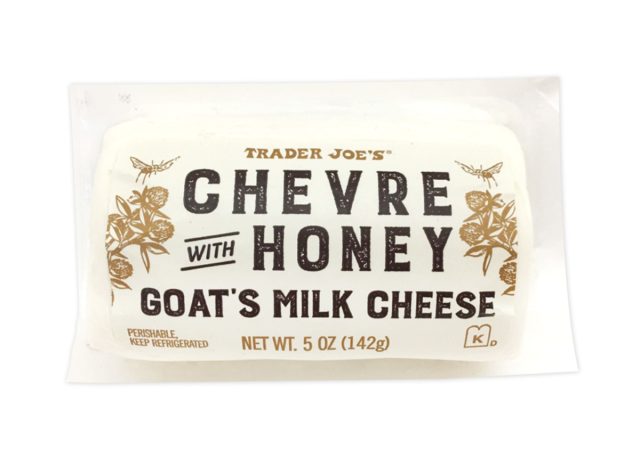 trader joe's chevre with honey goat's milk cheese