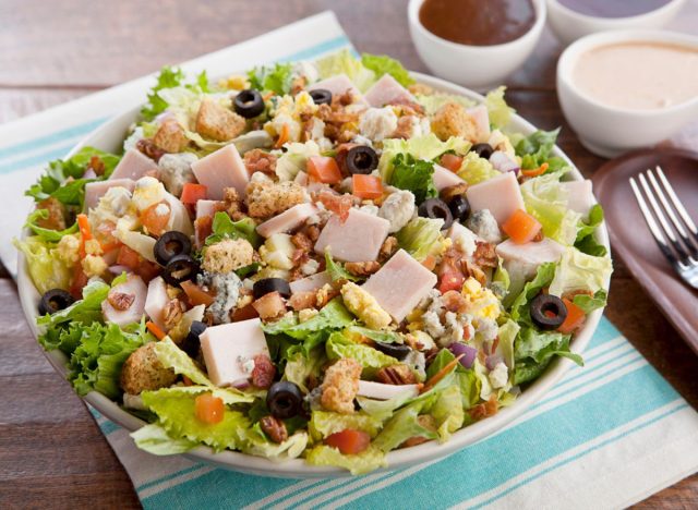 unhealthy salad
