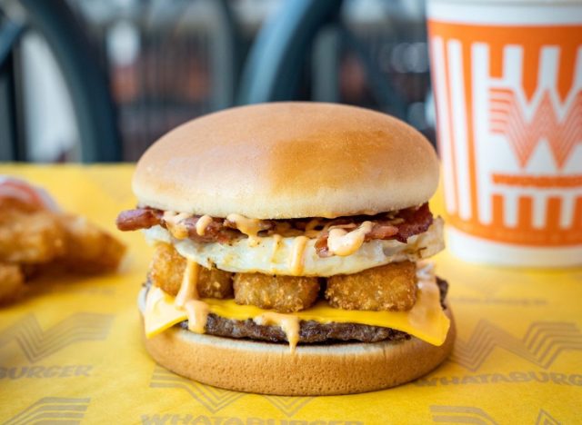 whataburger breakfast burger