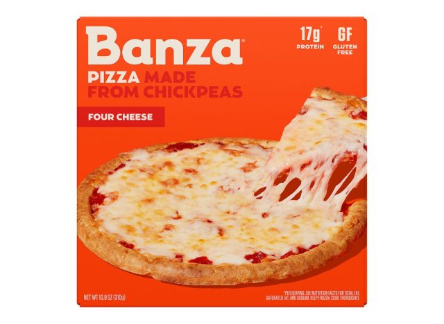 Banza four cheese pizza