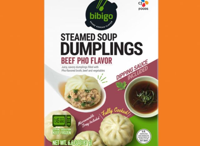 Bibigo Steamed Soup Dumplings Beef Pho Flavor