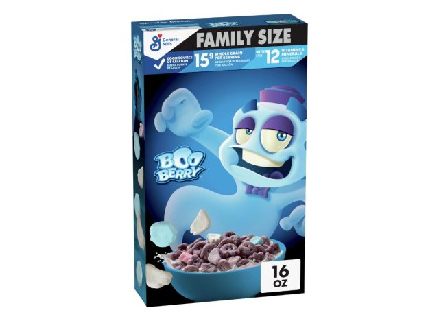 box of Boo Berry Cereal