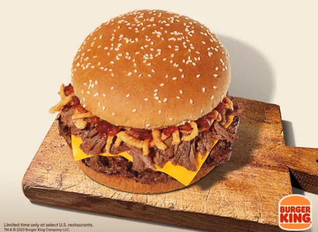 Burger King's Bacon Jam Brisket Whopper