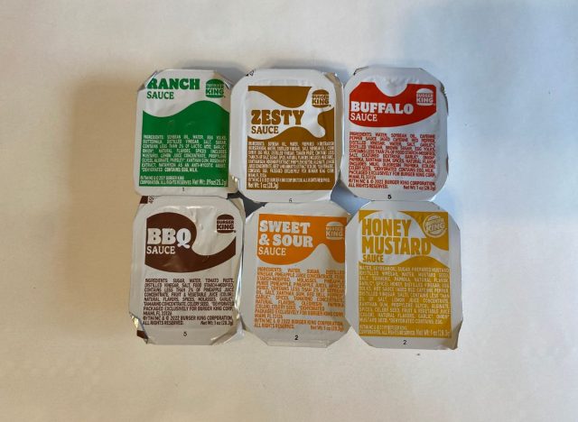 Burger King dipping sauces