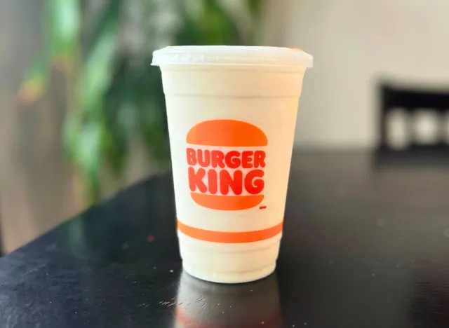 Burger king vanilla milkshake