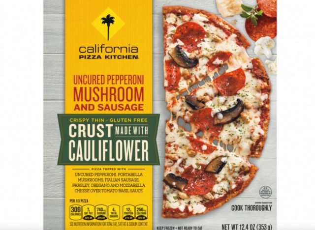 California pizza kitchen cauliflower crust