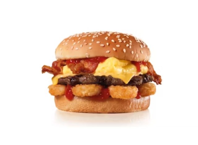 Breakfast Burger from Carl's Jr. 