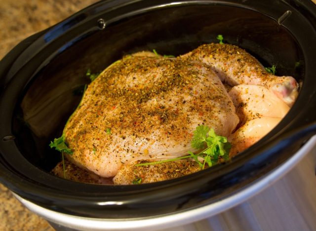 Chicken in a slow cooker