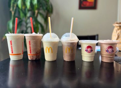 Fast food milkshakes taste test