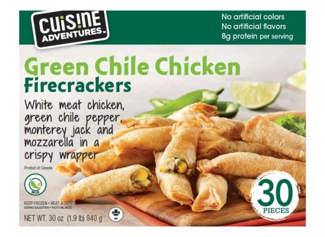 Green Chile Chicken Firecrackers