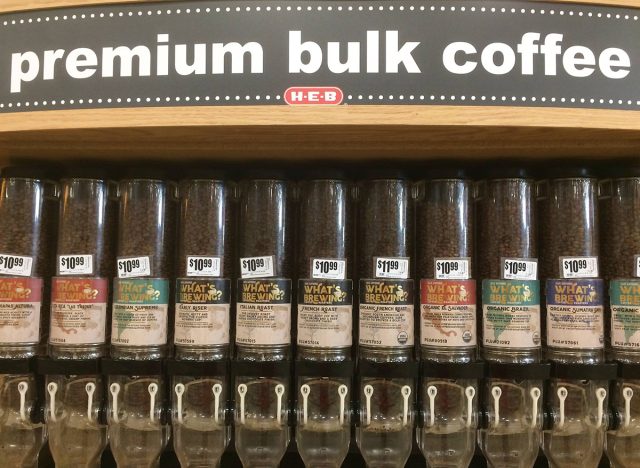 H-E-B bulk coffee