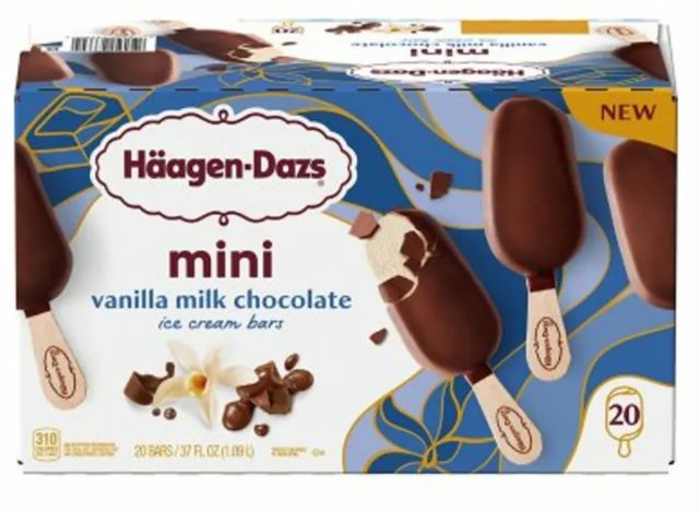 Häagen-Dazs Mini Vanilla Milk Chocolate Bars from Costco