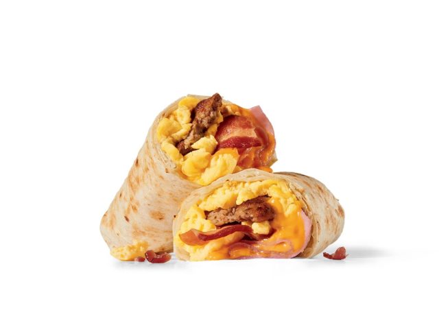 Jack in the Box breakfast burrito