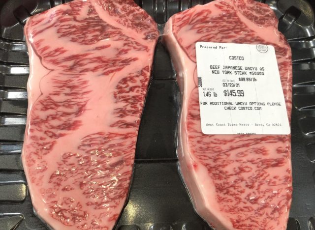 Japanese Wagyu Center Cut NY Strip Steaks