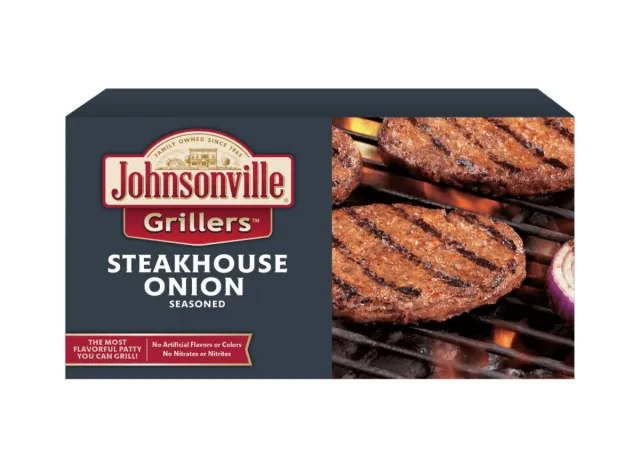Johnsonville Grillers Steakhouse Onion Seasoned Patties