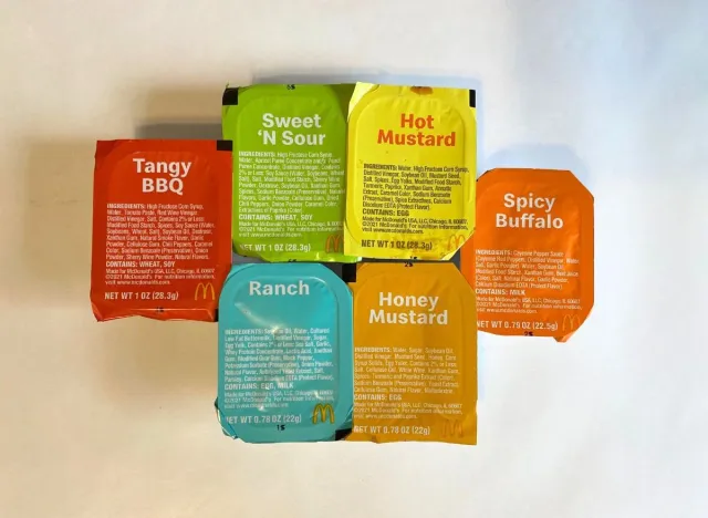 McDonald's dipping sauces